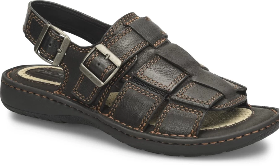 Born Shoes Miguel Men's Casual Leather Loafers – Comfortable & Stylish Slip-Ons for Everyday Wear
