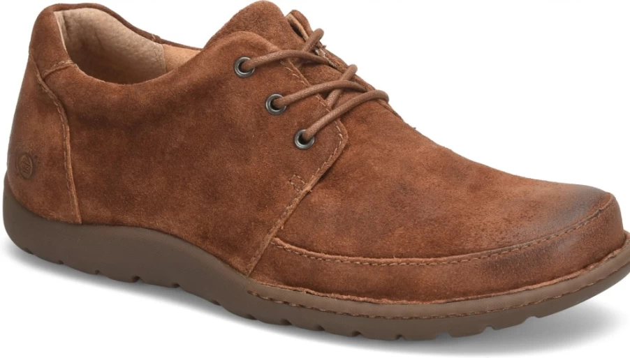 Born Shoes Nigel Men's 3-Eye Derby Leather Shoes Classic Comfort Casual