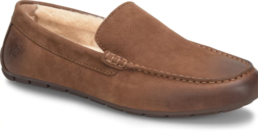 Born Shoes Men's Allan Shearling Boots - Genuine Shearling Lined Winter Boots for Men