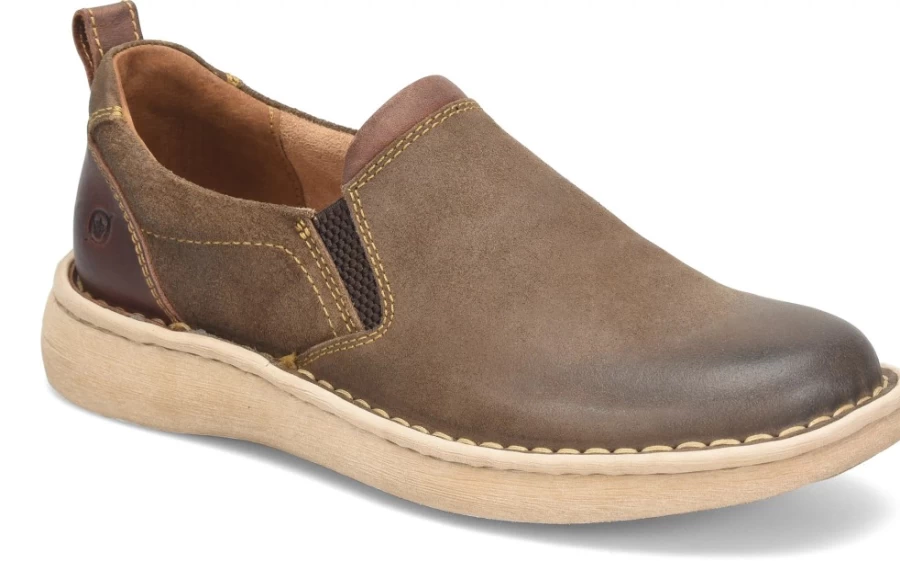 Born Shoes Dalton Men's Casual Leather Loafers - Comfortable Slip-On Style for Everyday Wear