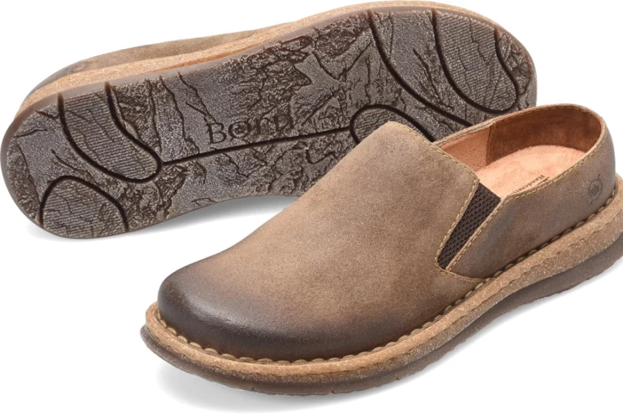 Born Shoes Men's Bryson Clog - Comfortable Slip-On Casual Footwear