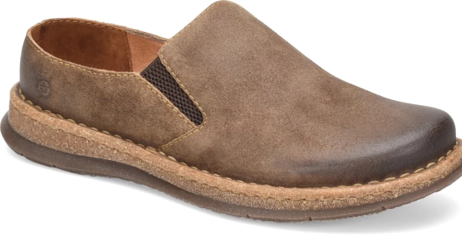 Born Shoes Men's Bryson Clog - Comfortable Slip-On Casual Footwear