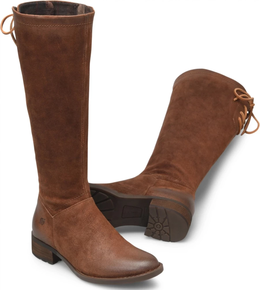 Born Shoes Women's Hayden Extended Calf Boots - Comfortable & Stylish Leather Boots for Women